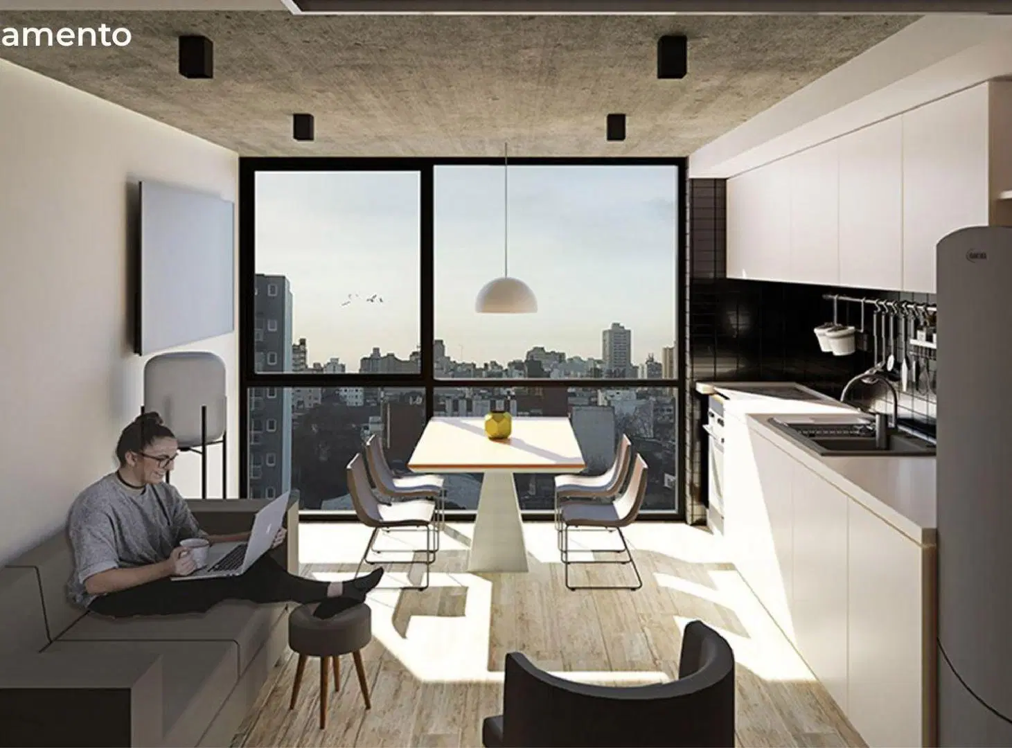 VENTA DEPARTAMENTO 2 AMB SEMIPISO LA PERLA EN POZO 5