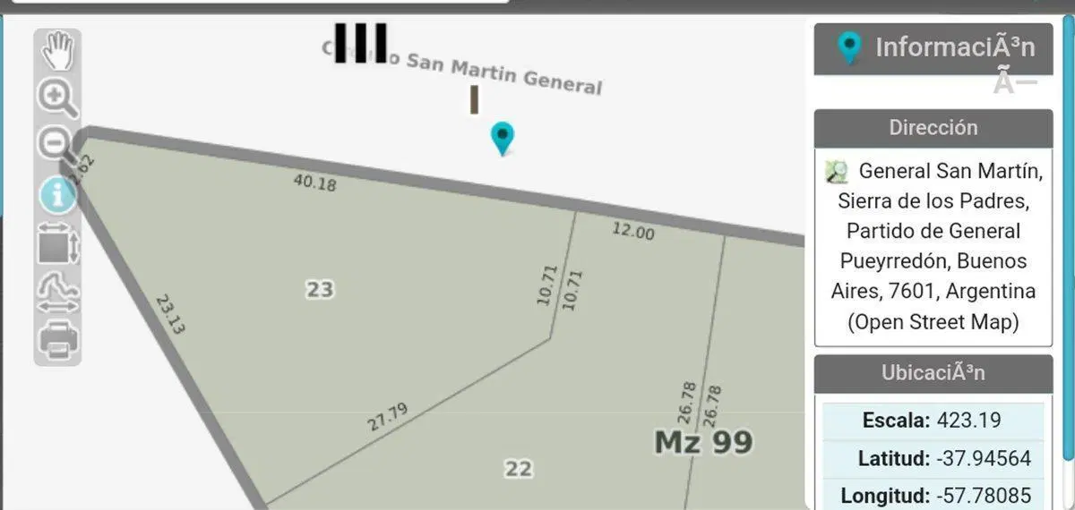 Lote comercial zona  Sierras De Los Padres 4