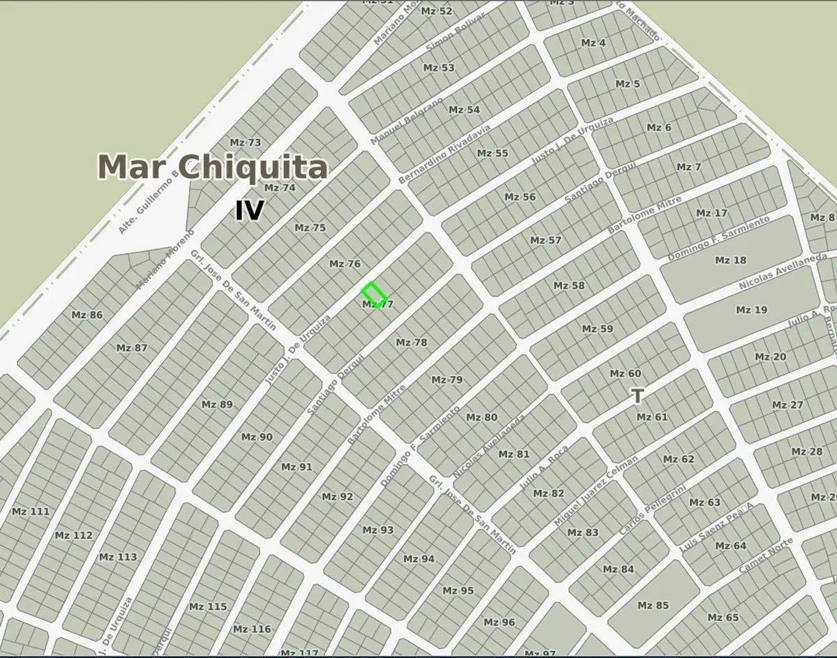 VENTA LOTE 405mtrs2 -Camet Norte de Mar Chiquita 4