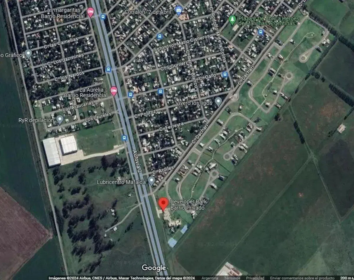 VENTA LOTE 642 MS2  BARRIO PRIVADO DEVELOPER PARK 2
