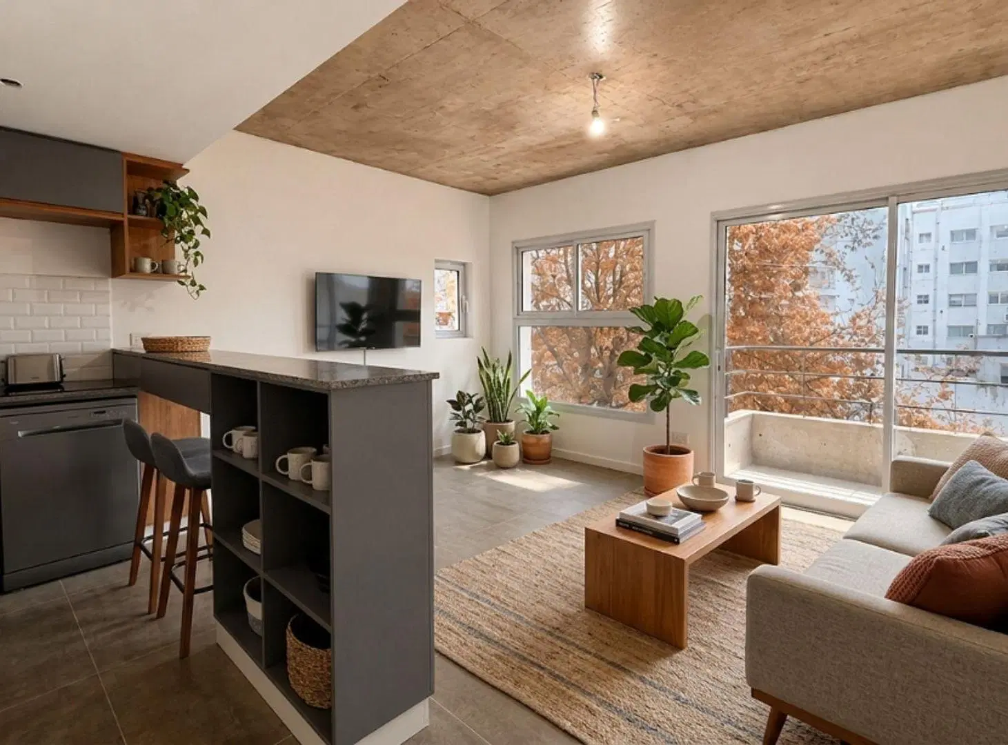 VENTA 2 AMBIENTES SEMIPISO LA PERLA A ESTRENAR 5