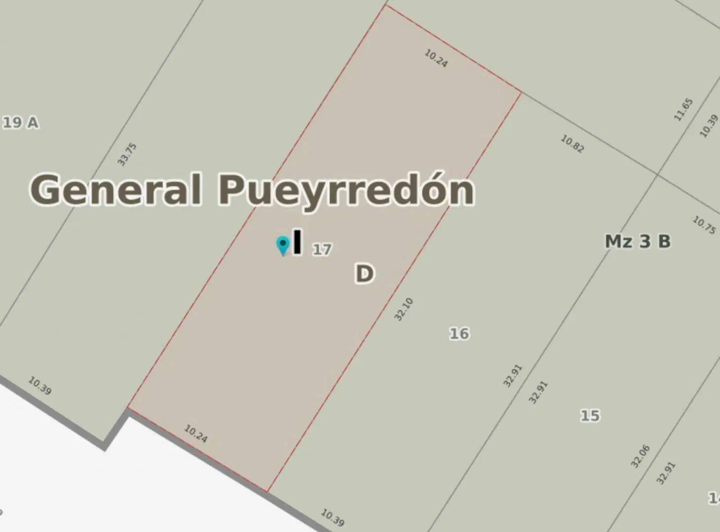 VENTA LOTE  341 M2 APTO DESARROLLO POMPEYA 2