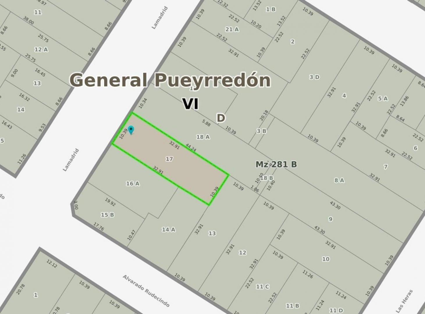 Foto de VENTA LOTE 342 mts2 APTO DESARROLLO CHAUVIN, imagen 1