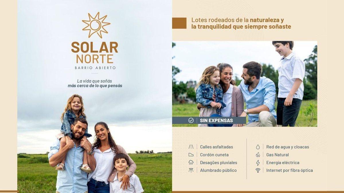 Foto de VENTA LOTE BARRIO ABIERTO SOLAR NORTE, imagen 1