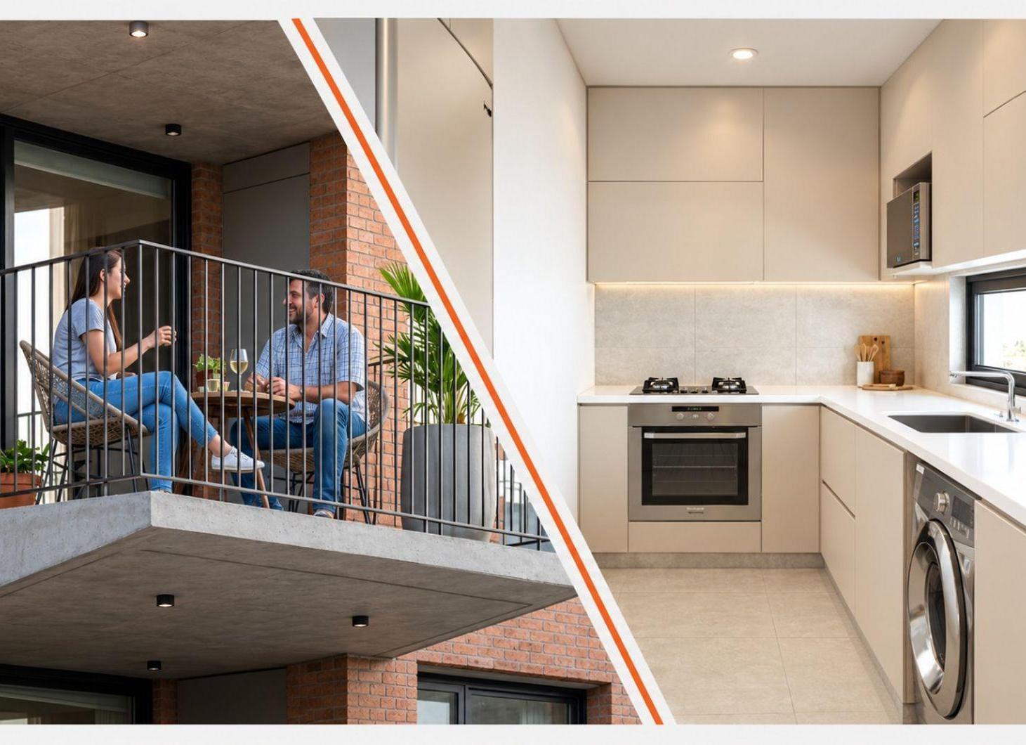 Foto de VENTA DEPARTAMENTO A ESTRENAR 2 AMB BALCON TERRAZA, imagen 3