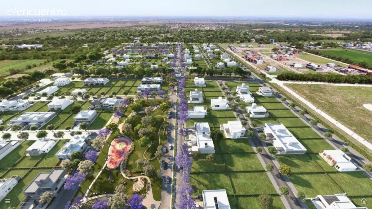LOTE EN VENTA BARRIO CERRADO EL ENCUENTRO, FRENTE A LA PLAZA 4