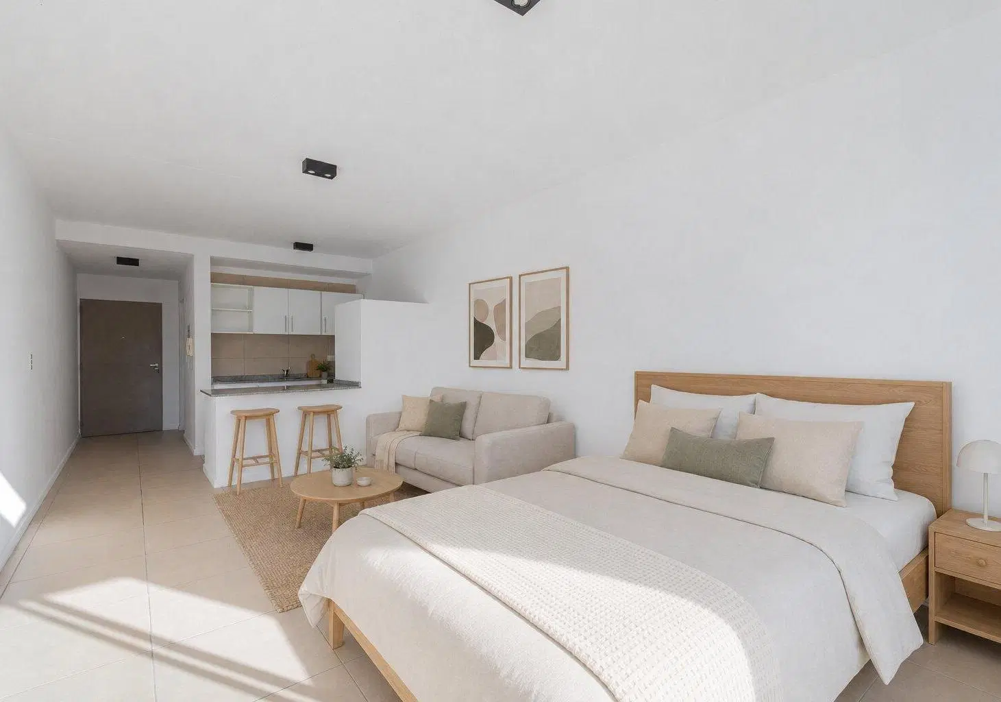 Venta de monoambiente luminoso con balcón en Saavedra 4