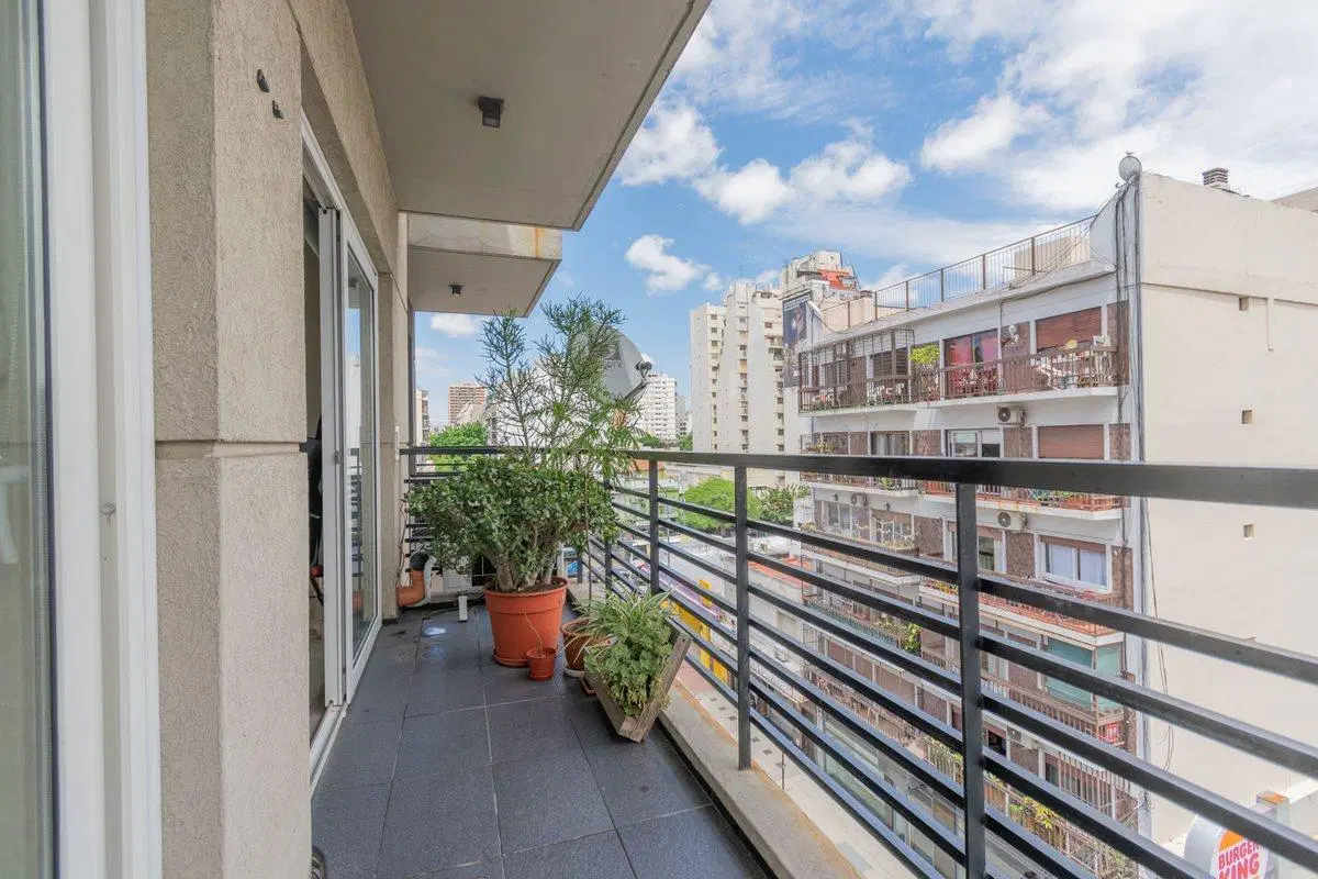 2 ambientes con balcón, terraza con parrilla y SUM 4