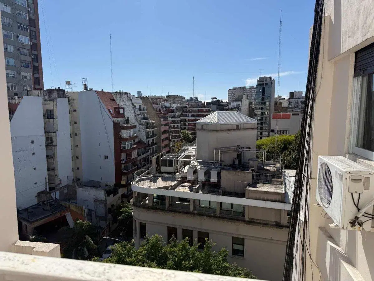 Venta-Monoambiente  Recoleta, balcón vista abierta 2
