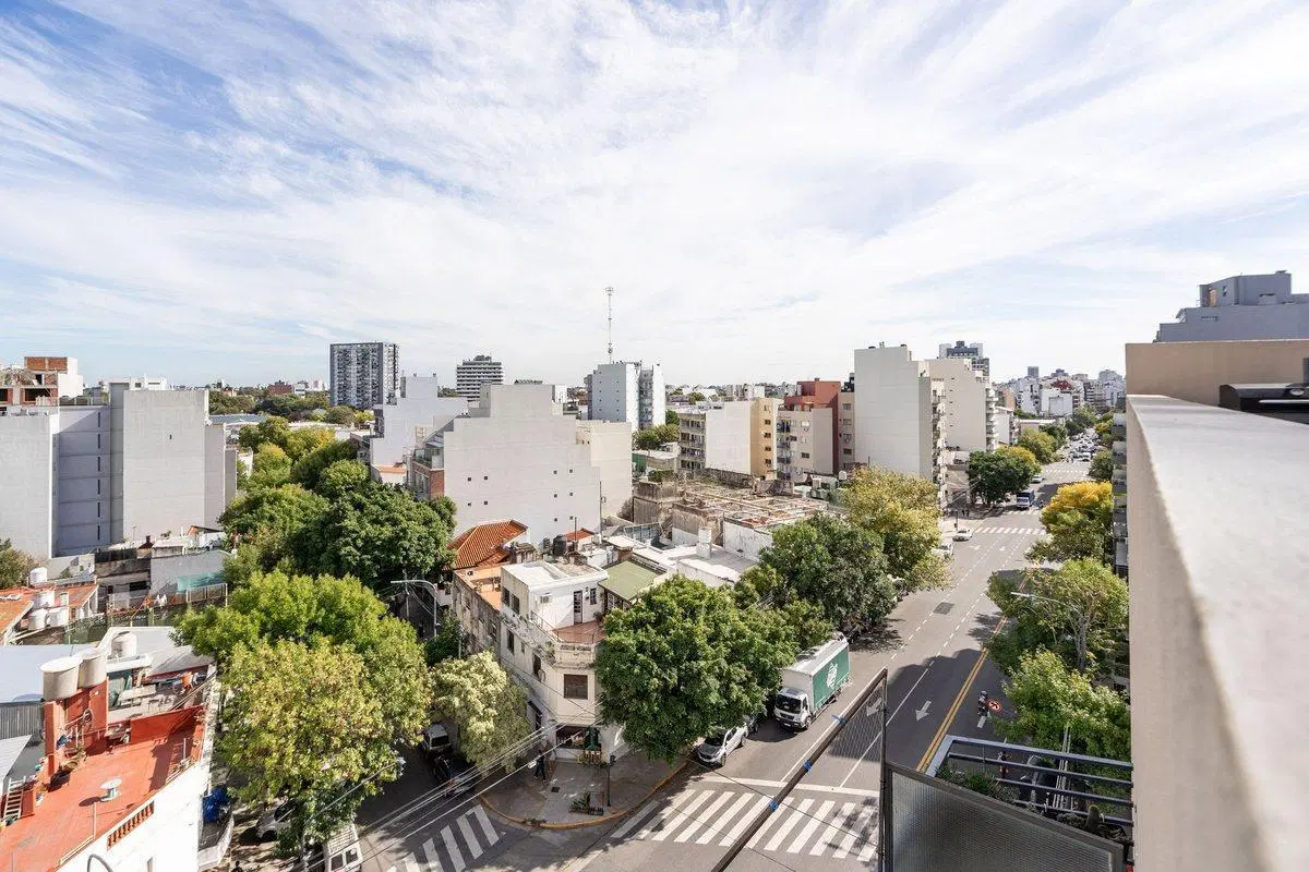 2 ambientes Villa Ortuzar, balcón terraza. Pileta. 3