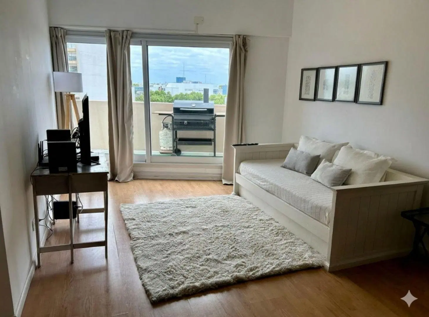 2 ambientes Villa Ortuzar, balcón terraza. Pileta. 5