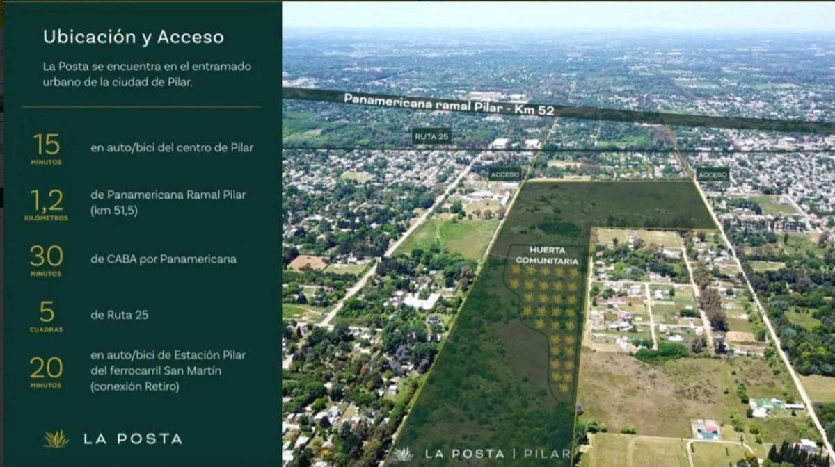 Foto de Venta Lote Barrio La Posta Pilar, imagen 2