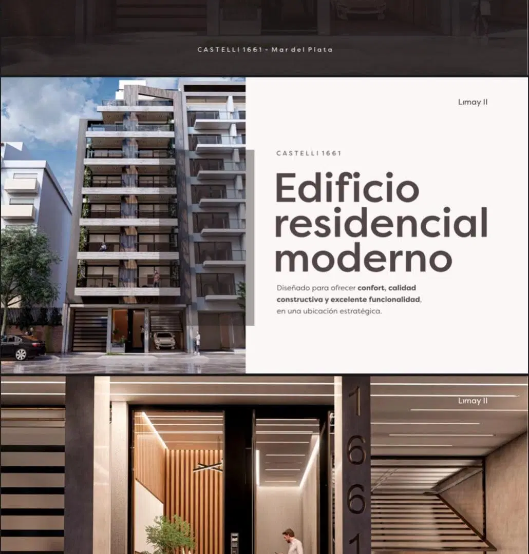Venta en pozo Edificio residencial moderno - Castelli 1600 5
