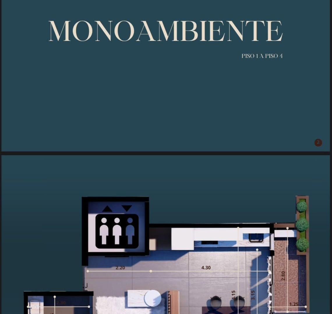 Foto de Edificio Alma 1 - monoambiente al frente con balcón - Finalización Dic, imagen 1