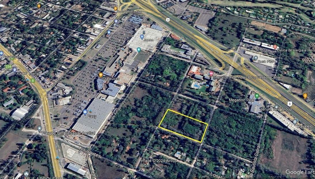 Fracción en venta en Pilar para desarrollo