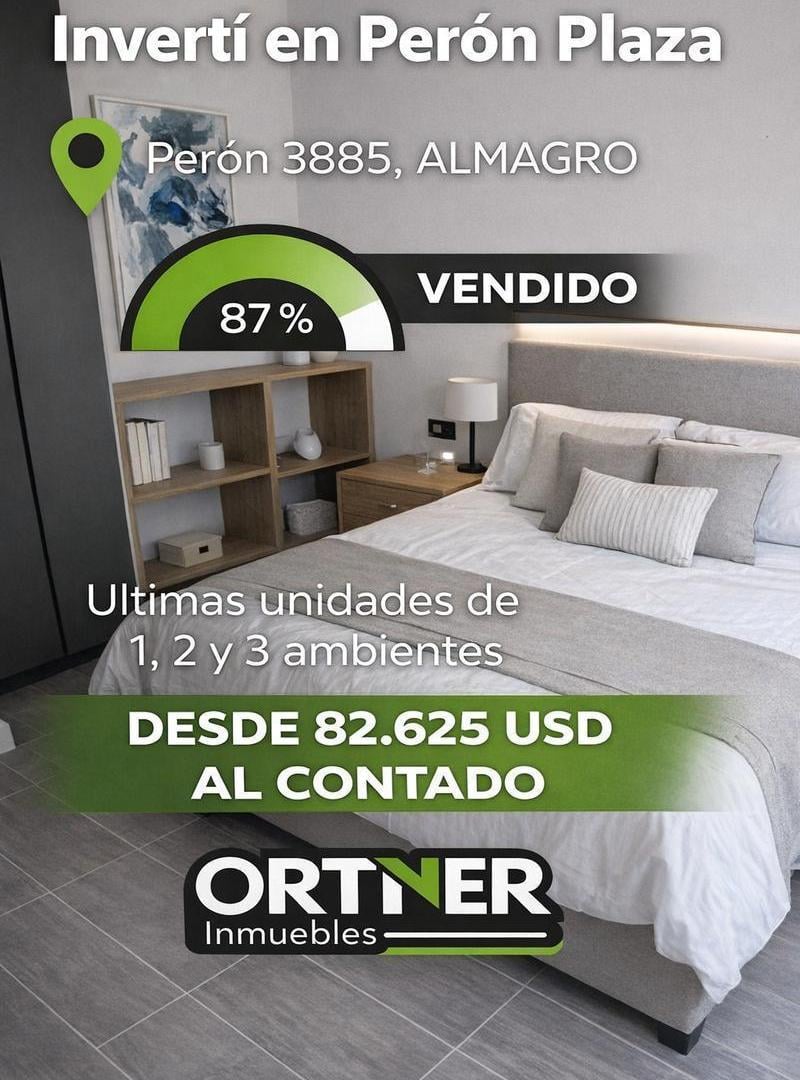 Venta de departamento a estrenar en Perón