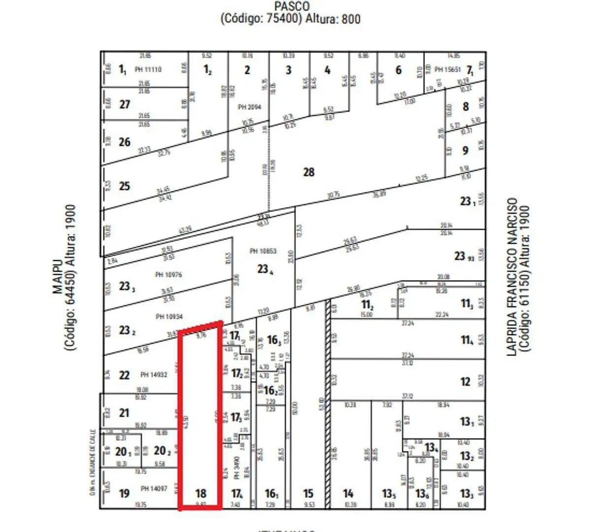 VENTA LOTE CONSTRUCTORA - 439 m2 -REP LA SEXTA 3