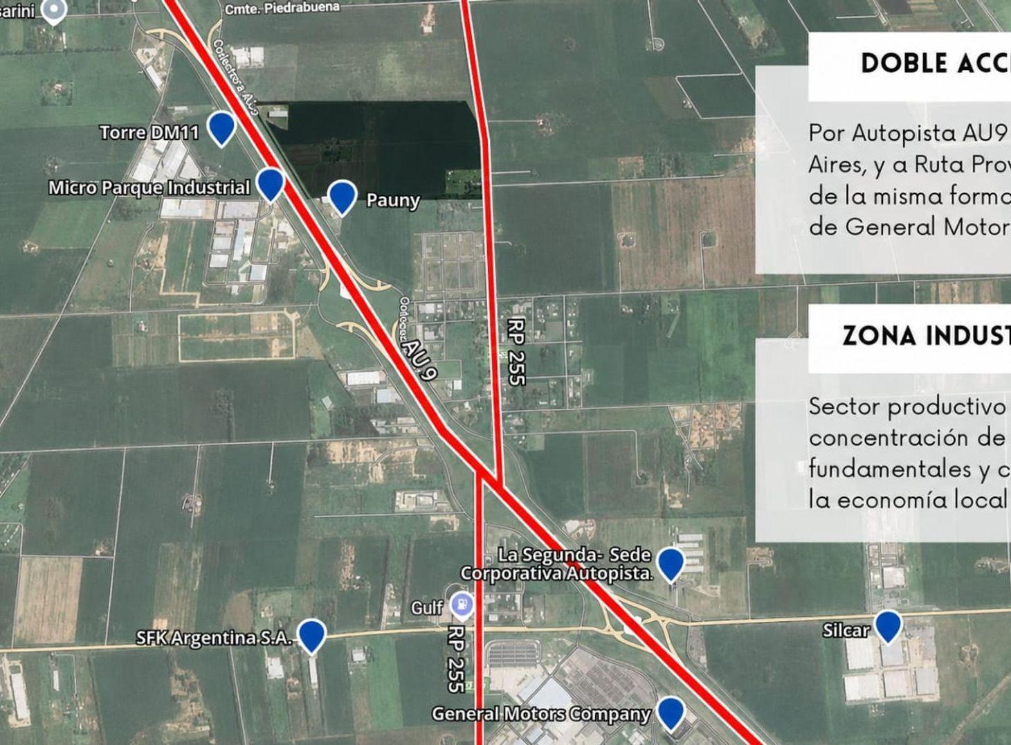 VENTA CAMPO INDUSTRIAL ALVEAR 12ha posibilidad 27h