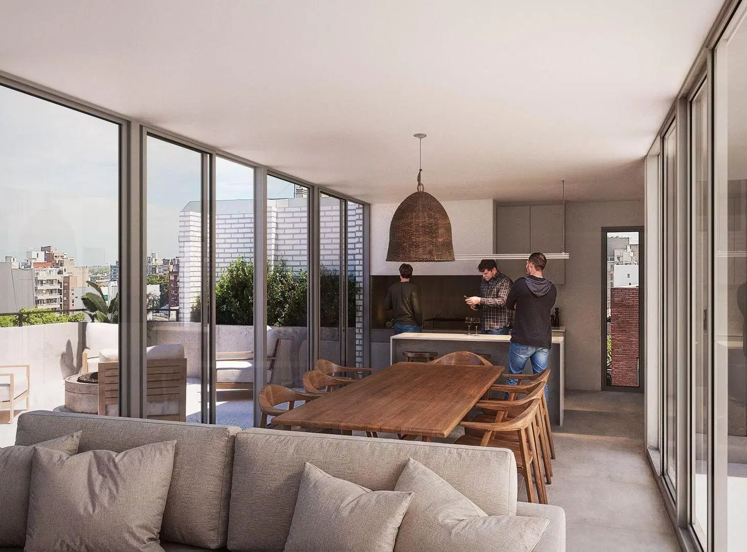 Venta monoambiente divisible en construcción 3