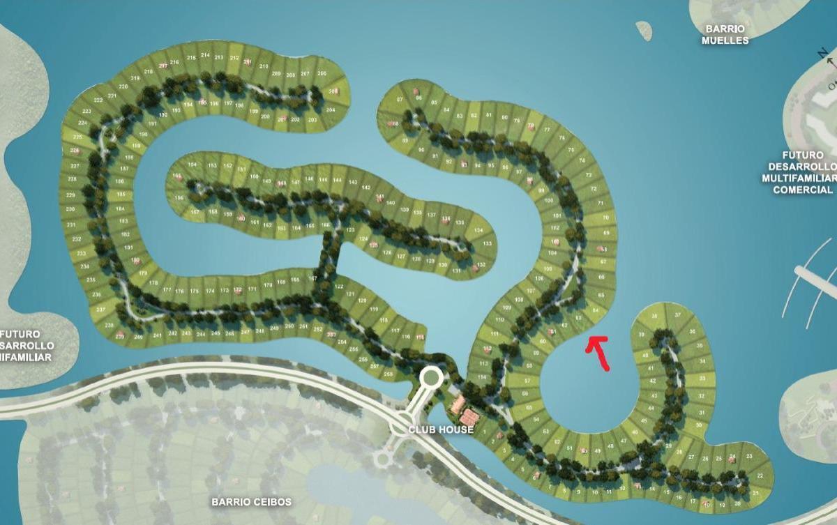 Lote venta Marinas Puertos del Lago