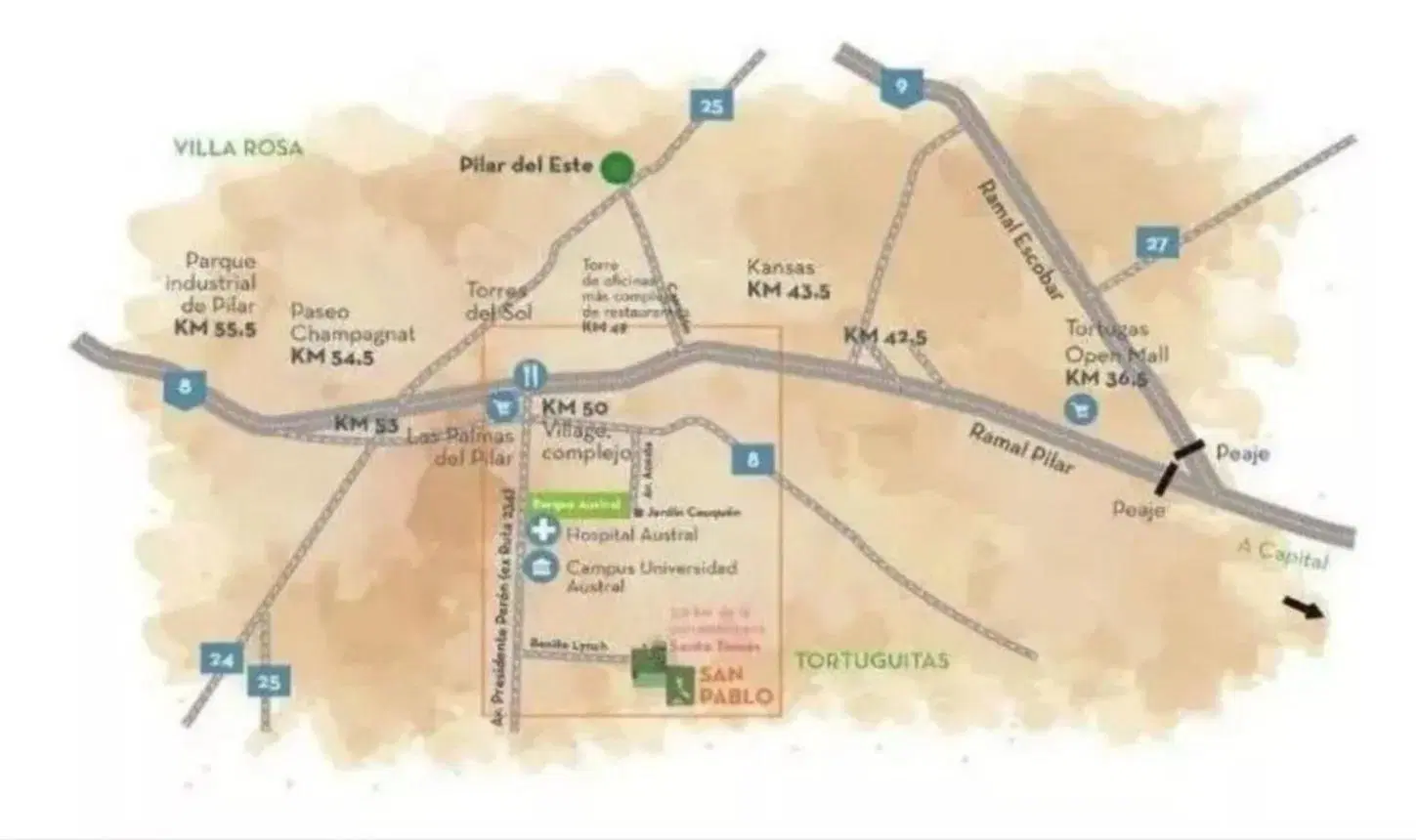 Lote en venta en Barrio San Pablo Derqui 4