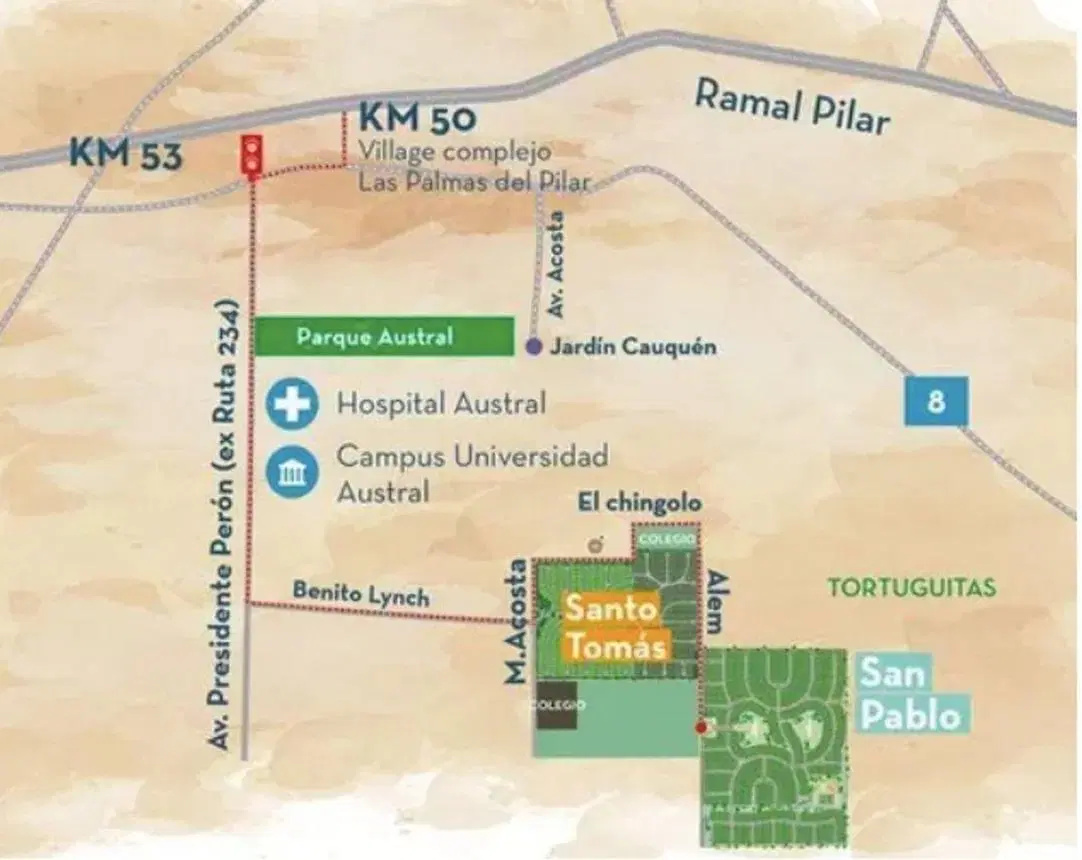 Lote en venta en Barrio San Pablo Derqui 2