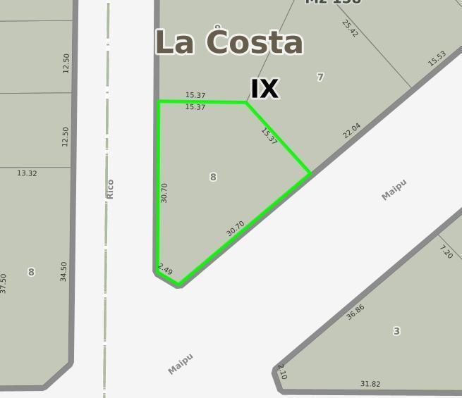 Terreno en Venta - 515 m² - Nueva Atlantis 4