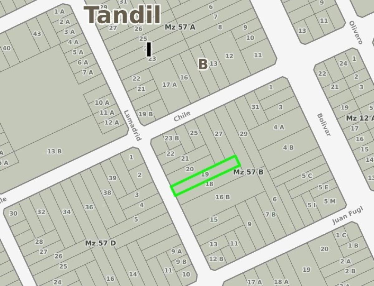 Terreno en Venta - 644 m² - Tandil 2