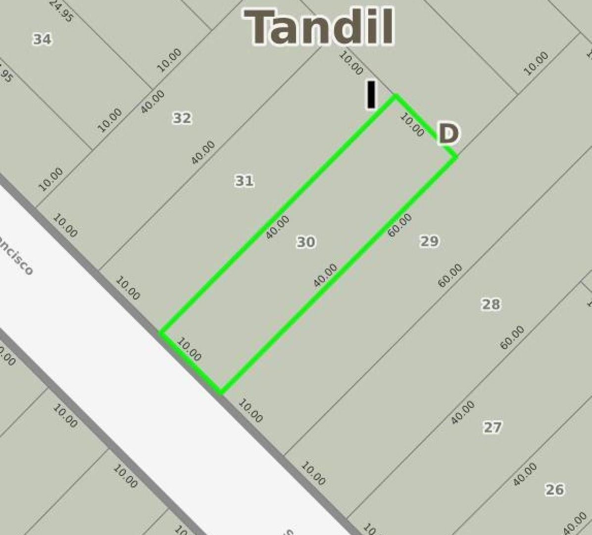 Terreno en venta - 400Mts2 - Tandil