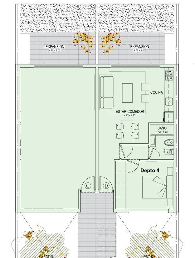 PH en venta - 1 Dormitorio 1 Baño - Mar del Plata