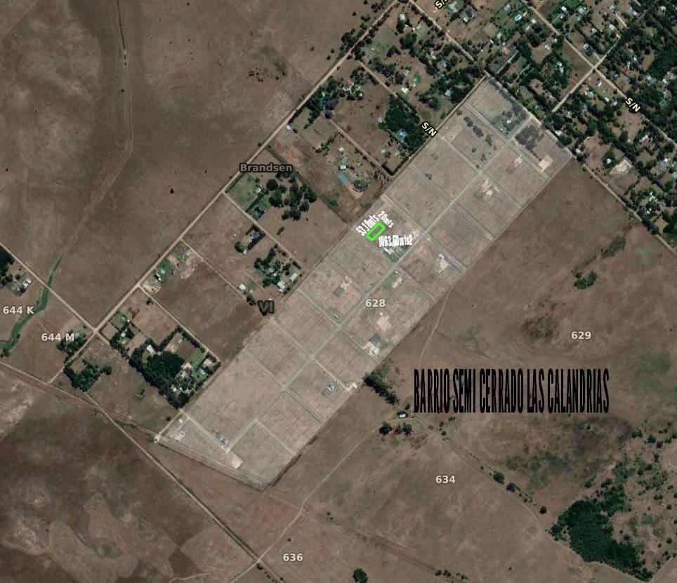 Terreno en venta -1063.60mts2- Coronel Brandsen