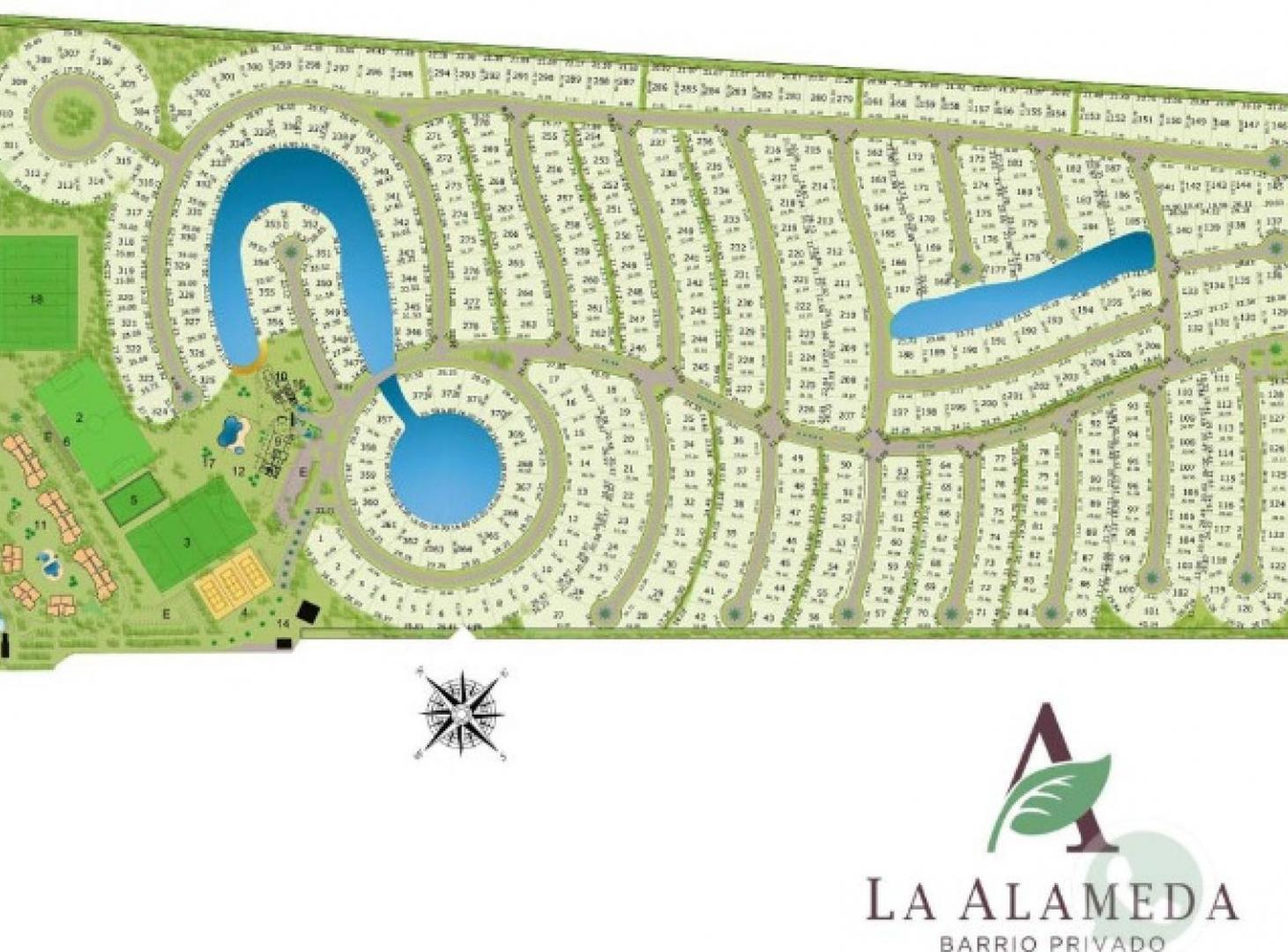 Terreno en venta - 838mts2 - La Alameda, Canning