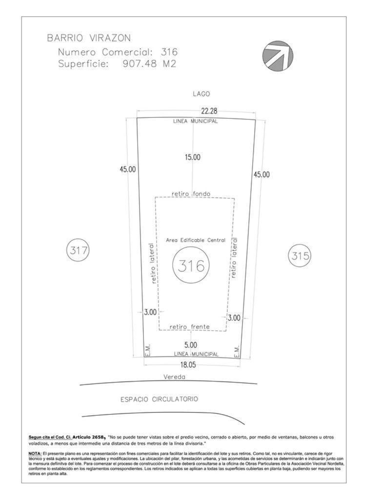 Terreno en venta - 907.48Mts2 - Nordelta