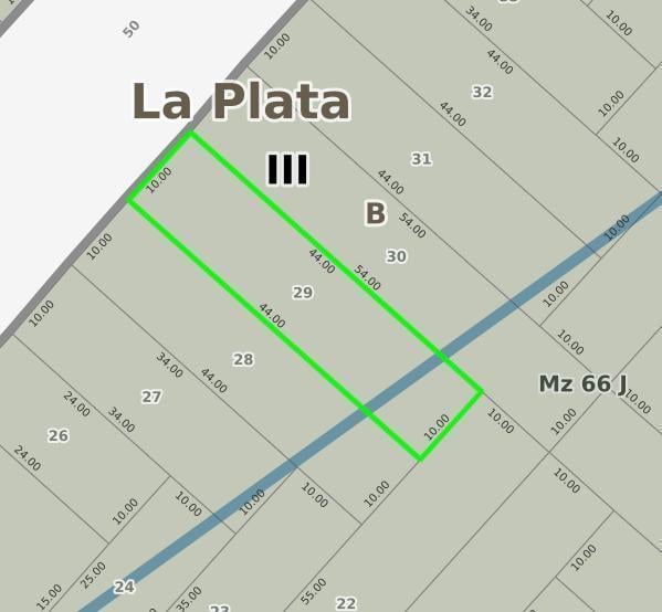 Terreno en venta - 440 mts2 - Barrio Gambier, La Plata