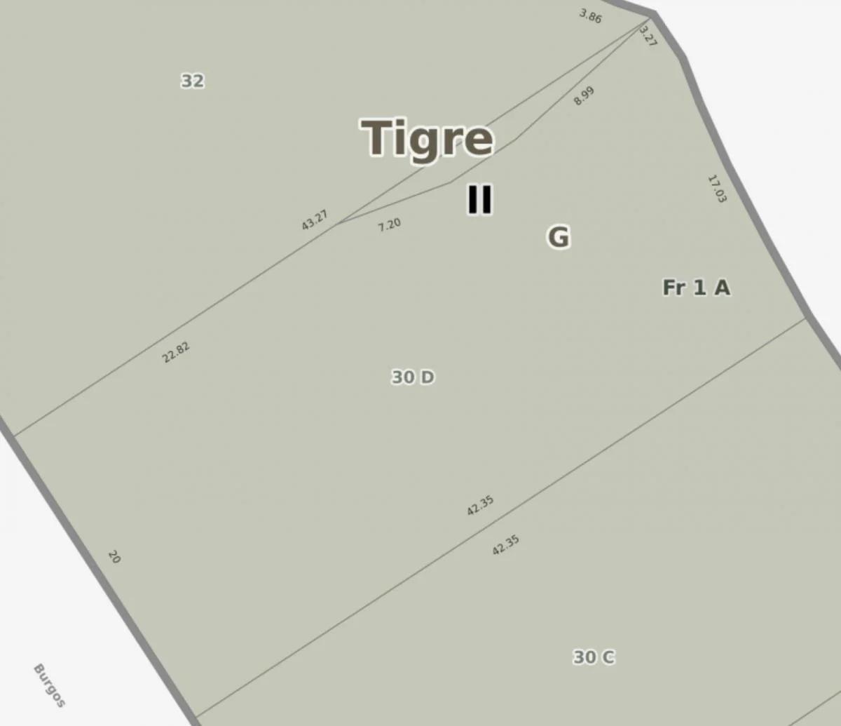 Terreno en venta - 835mts2 - Tigre