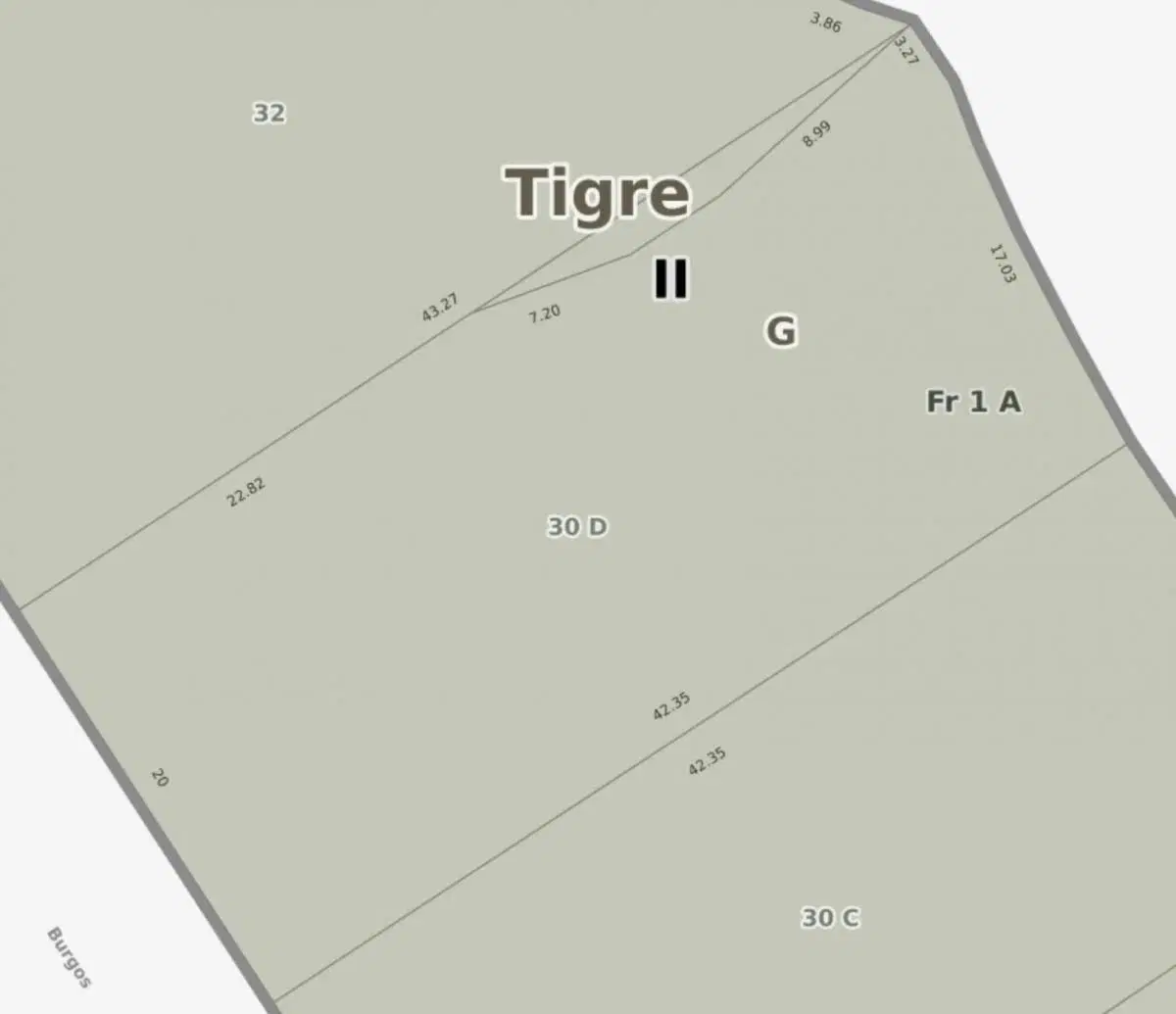 Terreno en venta - 835mts2 - Tigre 1