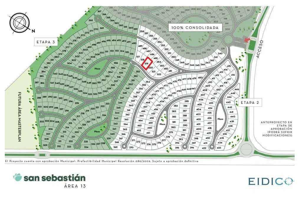 Terreno en venta - 659Mts2 - San Sebastián, Escobar 4