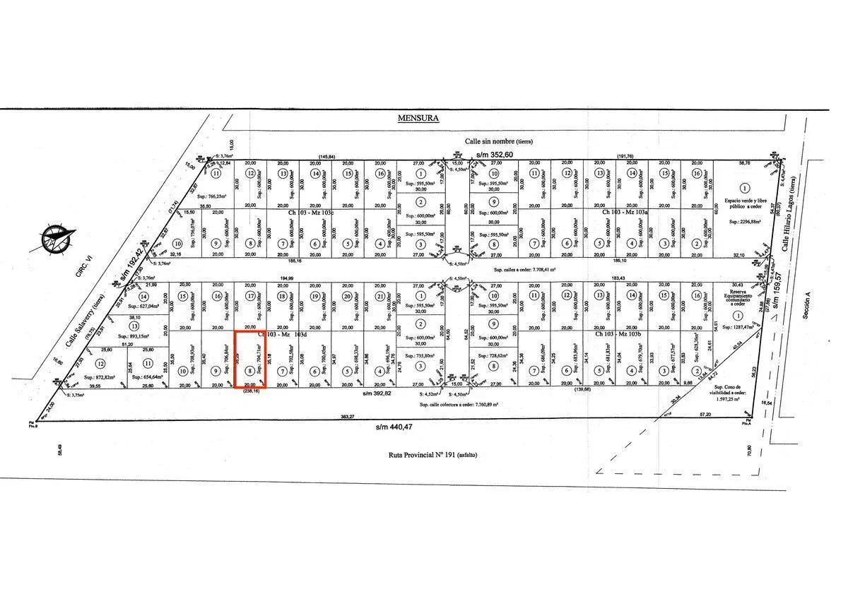 Terreno en venta - 704mts2 - Salto 3