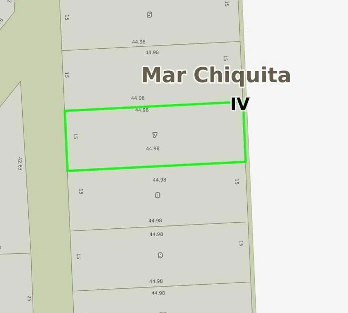 Terreno en venta - 675Mts2 - Mar Chiquita 2