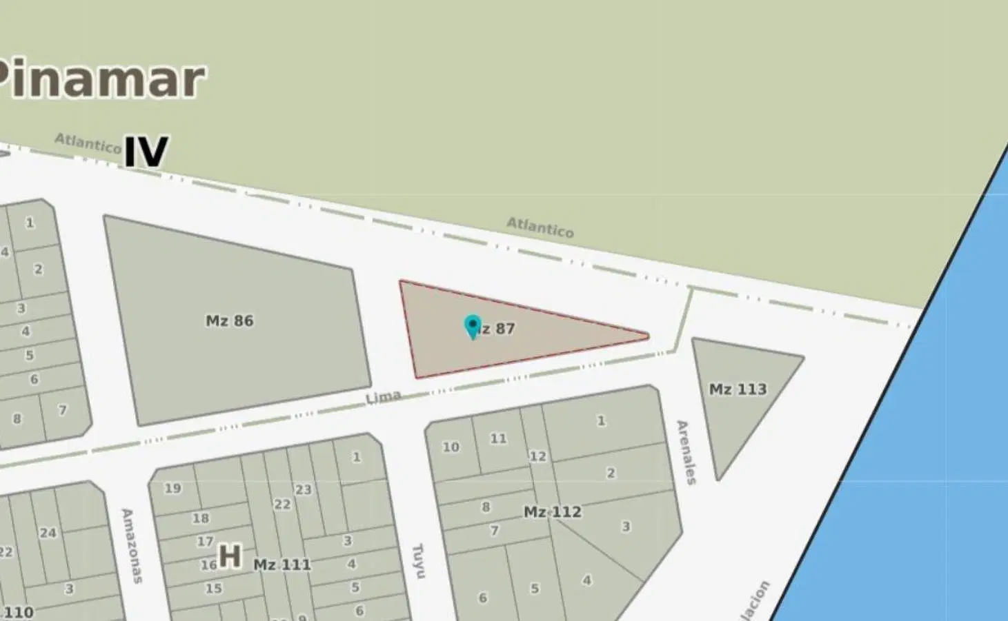 Terreno en venta - 4055Mts2 - Pinamar 4