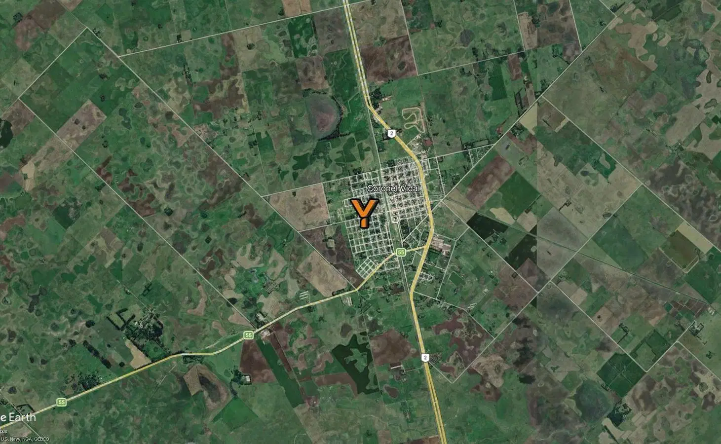 Casa venta - 2 dormitorios 1 baño - 1200mts2 totales - Coronel Vidal 3