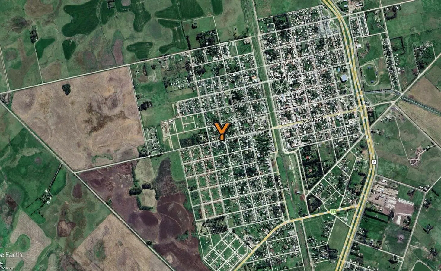 Casa venta - 2 dormitorios 1 baño - 1200mts2 totales - Coronel Vidal 5