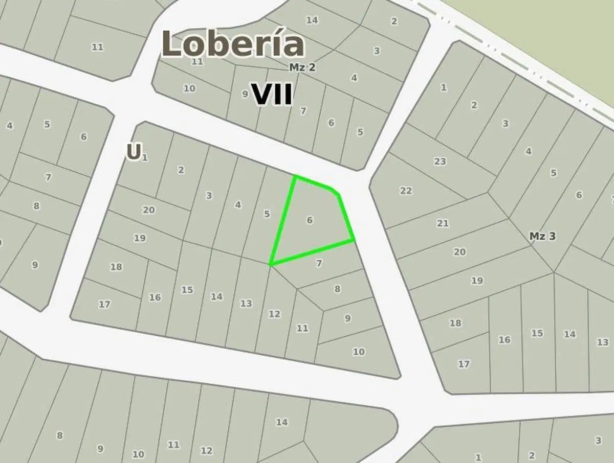 Terreno en venta - 1700Mts2 - Lobería 1