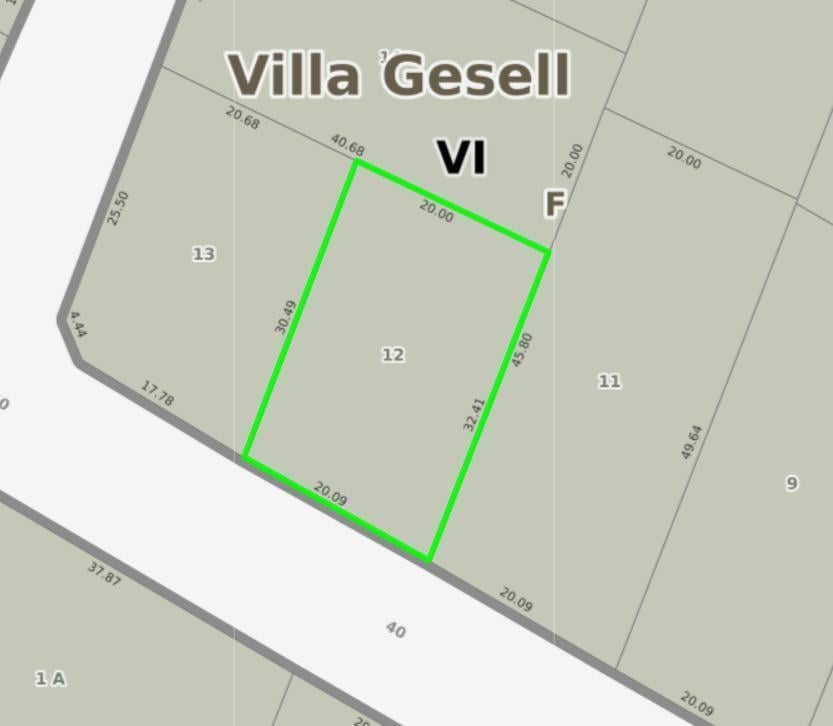 Terreno en venta - 629mts2 - Mar Azul