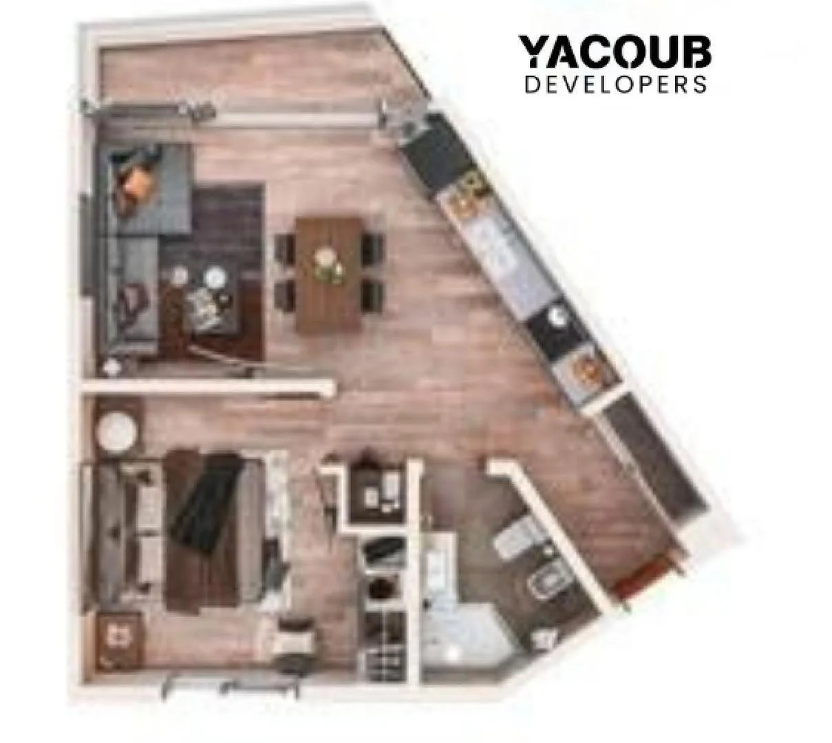 Departamento Monoambiente en venta - 1 Baño - 43mts2 - ( SIN GASTOS ADICIONALES)-La Plata-Estrenar