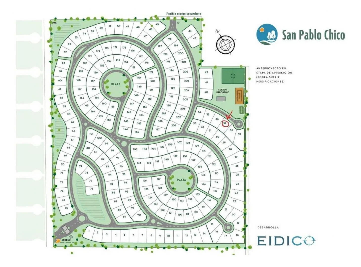 Terreno en venta - 622mts2 - Pilar
