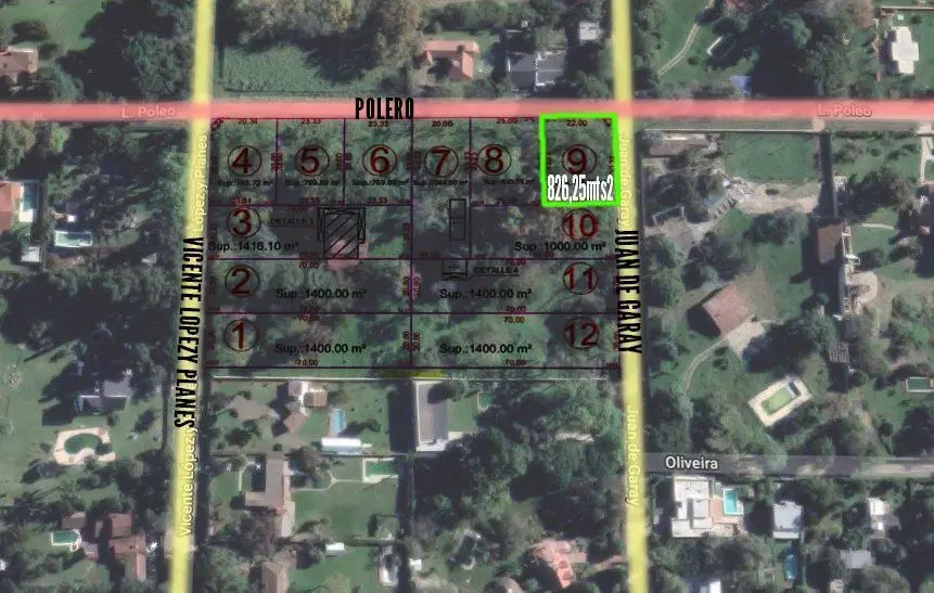 Terreno en venta - 826,25mts2 - General Rodríguez 5