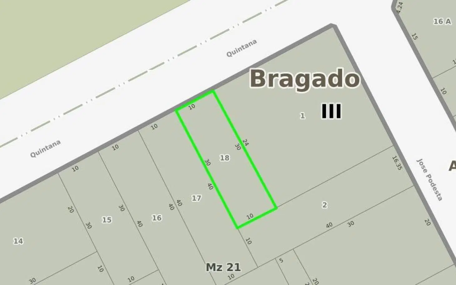 Terreno en venta - 300mts2 - Mechita 4