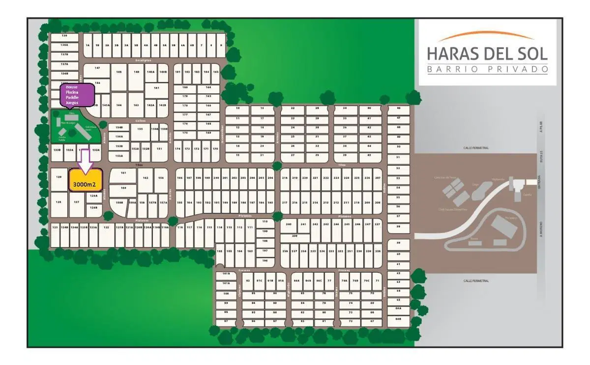 Terreno en venta - 3000Mts2 - Haras del Sol, Pilar 5