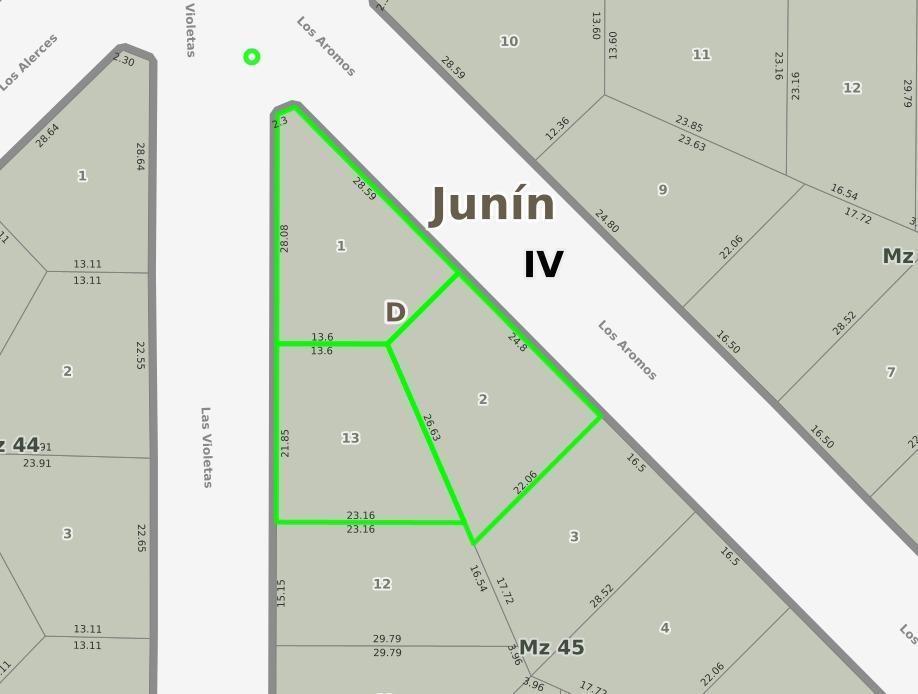 Terreno en venta - 1.232Mts2 - Junín